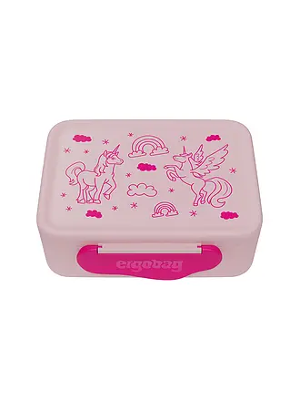 ERGOBAG | Portamerenda in plastica dinosauri | weiss